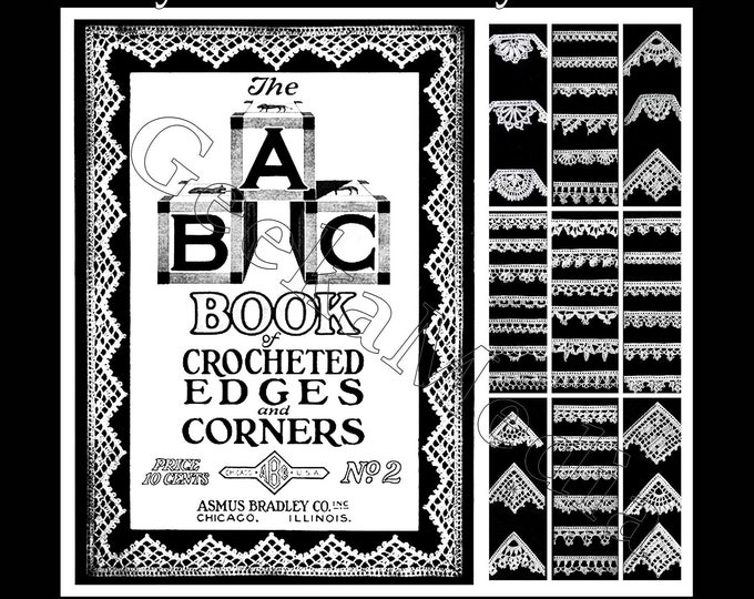 The ABC Book of Crocheted Edges and Corners No. 2 in HD PDF