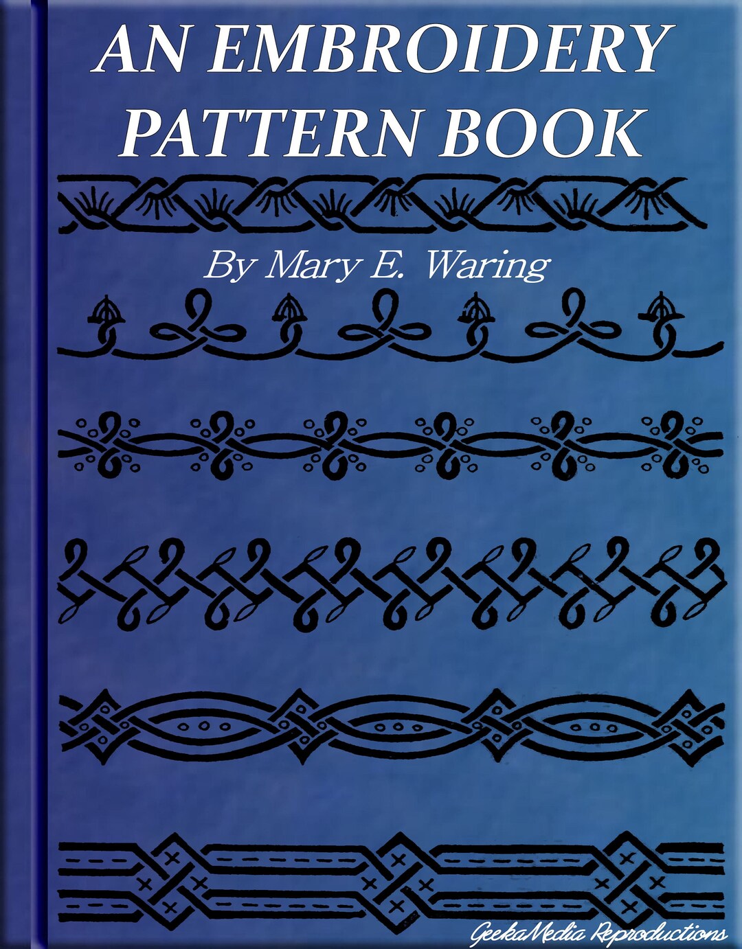 Embroidery Pattern Book PDF vintage Stitches, Designs, Motifs, Edges
