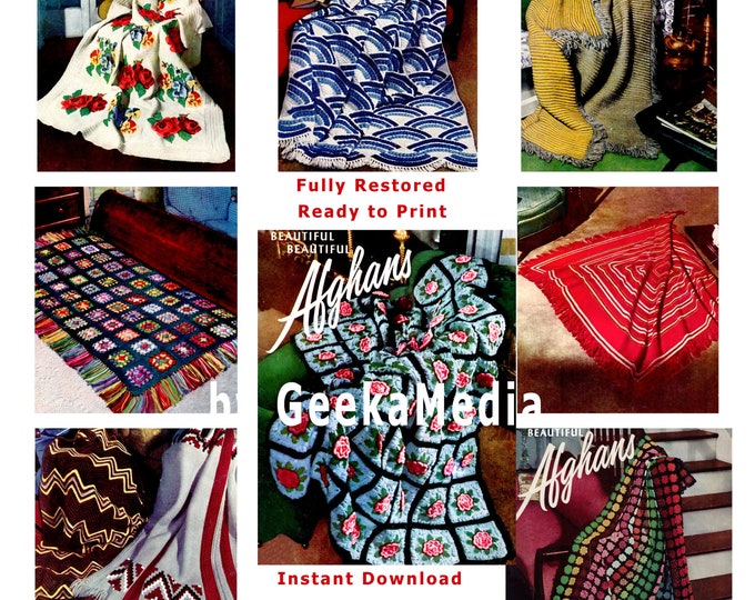 Crochet Afghan Pattern Books in HD PDF