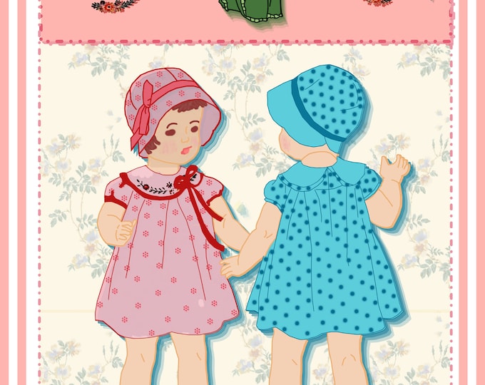 McCall 1933 22 inch Doll Sewing Pattern (Shirley Temple Patsy Lou, Reborn, Saucy Walker, Sweet Sue) in HD PDF