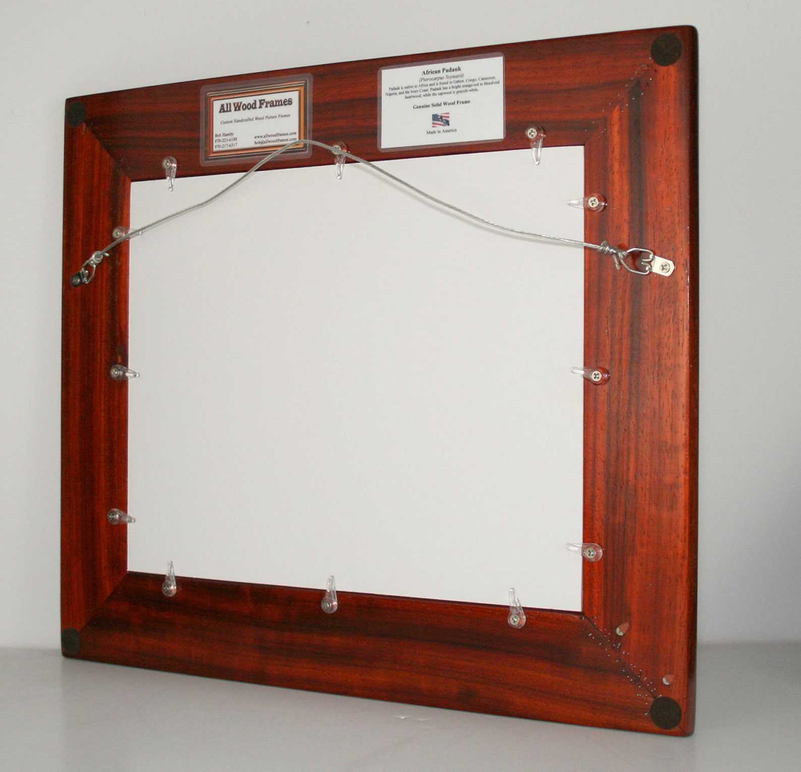 African Padauk Picture Frame Picture Size is14 x Etsy