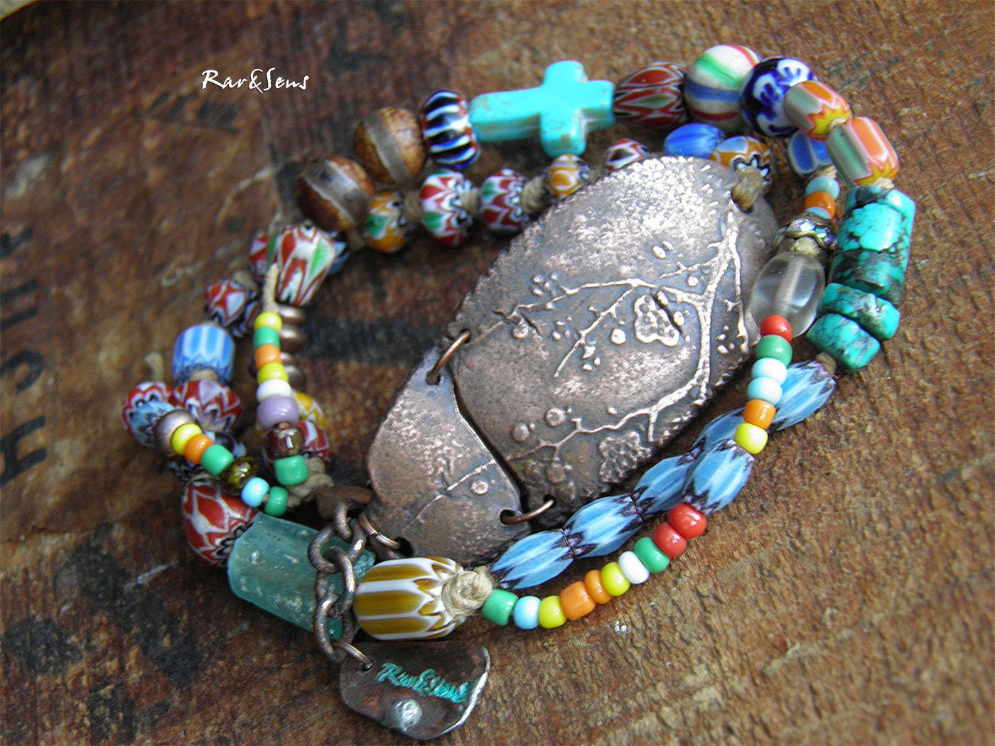 Bohemian double ranks bracelet-noma