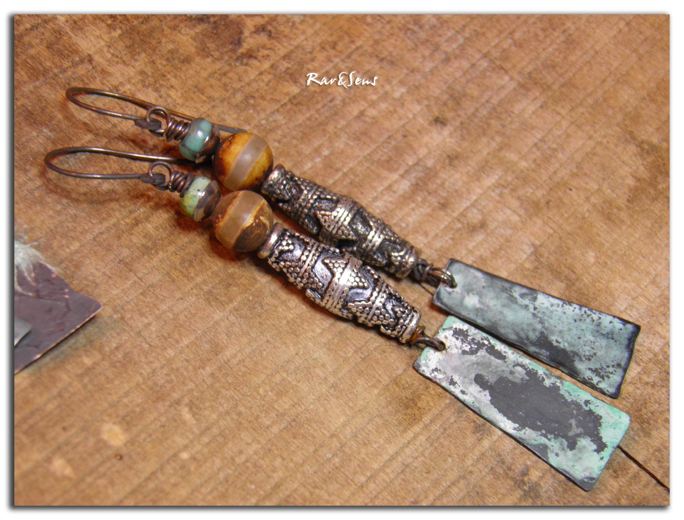 Tribal earrings-ethnic "Imagin