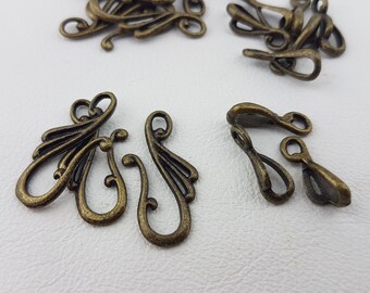 bronze tone Toggle Clasps,Toggle Clasp for Bracelet Necklace,Bracelet Closures,Toggles Fasteners for Bracelet,Necklace Clasps,toggles clasps