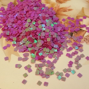 rose glitter pailletten paillette mix, hars kunst paarse kleur losse holografische glitter, glitter voor make-up nagels, Iriserende glitter paillette