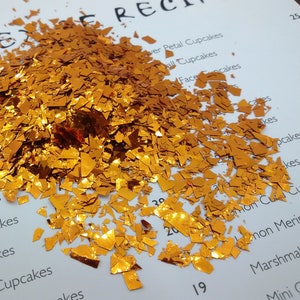 gold glitter foil chip for nail,gold chunky glitter flakes,soft shard gold glitter,dark gold metallic effect glitter,gold glitter thin  foil