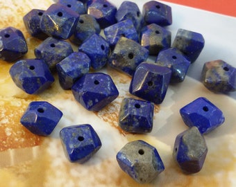 irregular blue lapis lazuli bead,blue lapis bead,unique shape lapis lazuli beads,drilled lapis,semiprecious blue bead,lapis lazuli gems bead