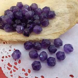 purple amethyst beads,faceted crystal beads,amethyst gemstone bead,semi precious amethyst bead,purple gem amethyst bead,purple crystal bead