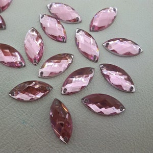 sew on rhinestone,pink flat back rhinestone,Horse Eye Sew On acrylic strass,sew on dress embellishment,Sew on Eye Horse acrylic Crystal,
