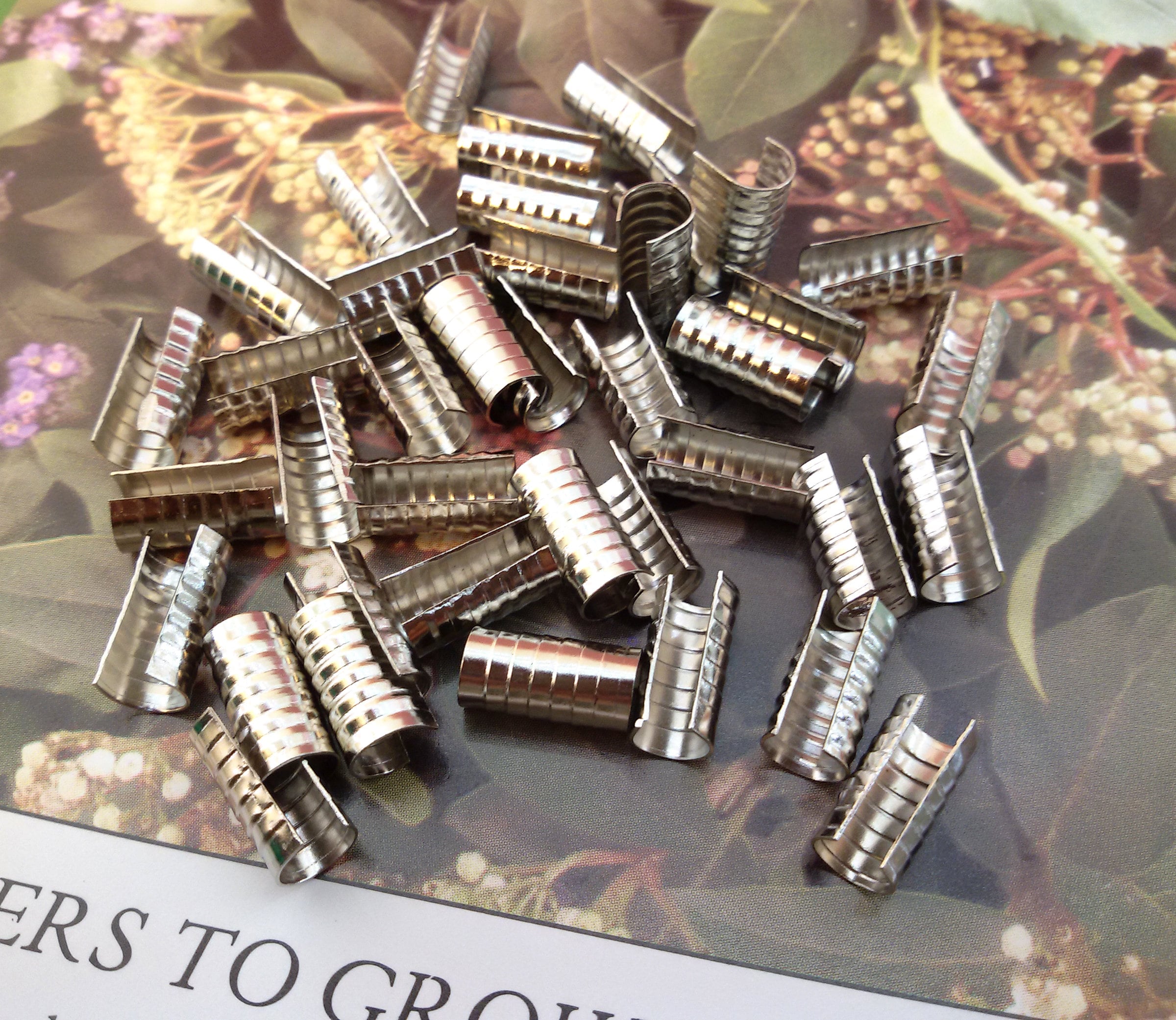 500 Pcs/lot Bead Stopper For Jewelry Making Findings Component Crimp End  Tube