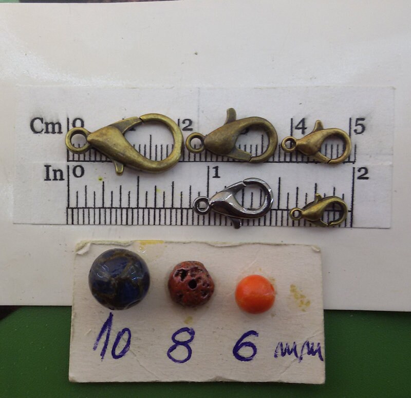 25 Uds./12mm Broche De Pinza De Langosta De Tono Plateado