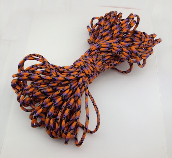 Orange Color Paracord Rope,paracord for Bracelet,3.5 Mm Braided