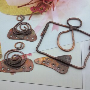 rustic elements copper earrings blanks,patina copper pendant,soldered copper charms,copper metal parts for jewelry,old patina copper links