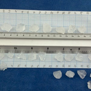 clear quartz beads,2 raw white quartz,2 clear white nugget gemstones,quartz crystal,drilled crystal,harmony stone,spiritual growth stone image 2