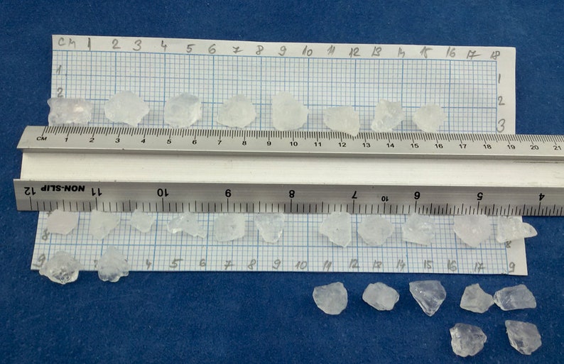 clear quartz beads,2 raw white quartz,2 clear white nugget gemstones,quartz crystal,drilled crystal,harmony stone,spiritual growth stone image 2