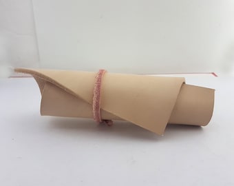 tan leather soling sheet,soft veg tan leather panels,unfinished vegetable tanned cow leather,tooling carving embossing pre cut leather piece