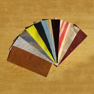 leather assortment panels,lot of leather offcuts,multicolored leather panels lot,small leather pieces for earrings,scrapbook leather pieces