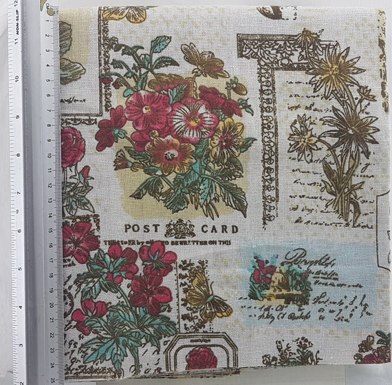 Algodón acolchado impreso, tela de lino de algodón, parche de