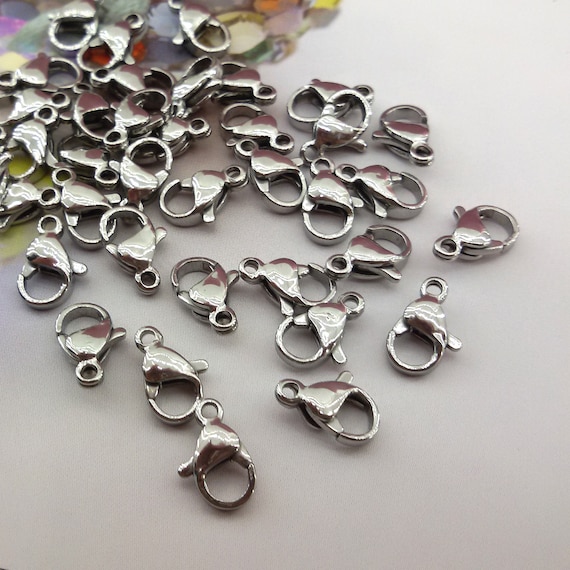 Lobster Clasps Jewellery Catches Silver Tone Lobster Clasp,steel