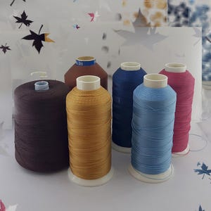 polyester strong thread,yarn for bag canvas shoe boot,bonded nylon heavy duty sewing thread,upholstery fabric tent leather work sewing yarn