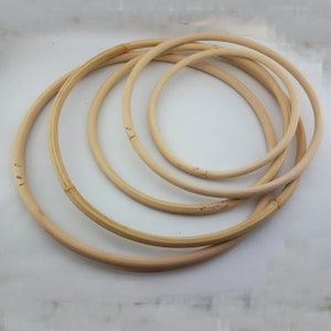 Bamboo Hoop,wooden Ring,Wooden Macrame ring,wreath bamboo ring,bamboo hoops,wooden hoop for crafts,circular weaving loom,natural wood ring