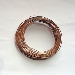 copper wire,Jewelry wire,10m/0.8mm, antiqued copper wire,patina wire,copper beading wire,ear hooks wire,Hand Applied patina,raw copper wire