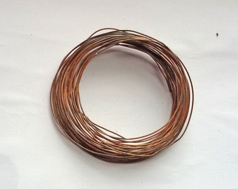 patina copper wire,natural antiqued copper jewelry wire,0.8mm/20g,aged copper wire for earwires wire wrapping,old patina copper beading wire