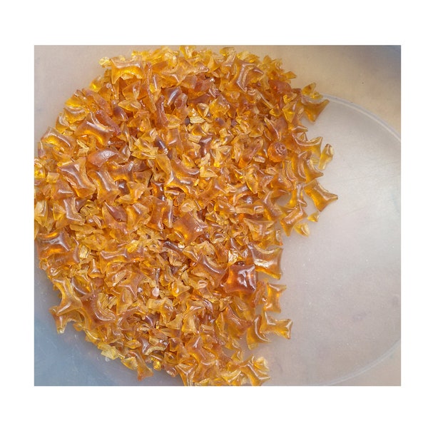 glass fusing supply,orange crushed glass,lamp work supply,crushed glass bundle,epoxy craft fillers,glass scraps from beads,glass fragments