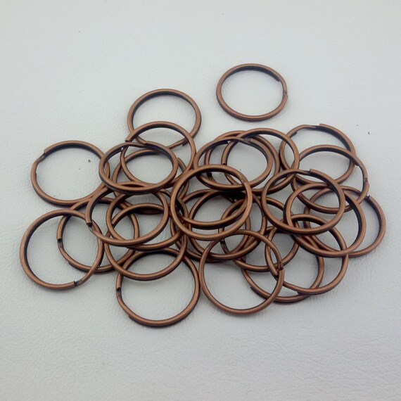 Copper split hotsell key ring