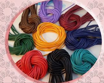 colorful waxed cotton cord,macrame cord,waxed thread,2 mm wax cord,waxed cotton string,bracelet cord,beading cord,colorful waxed thick threa