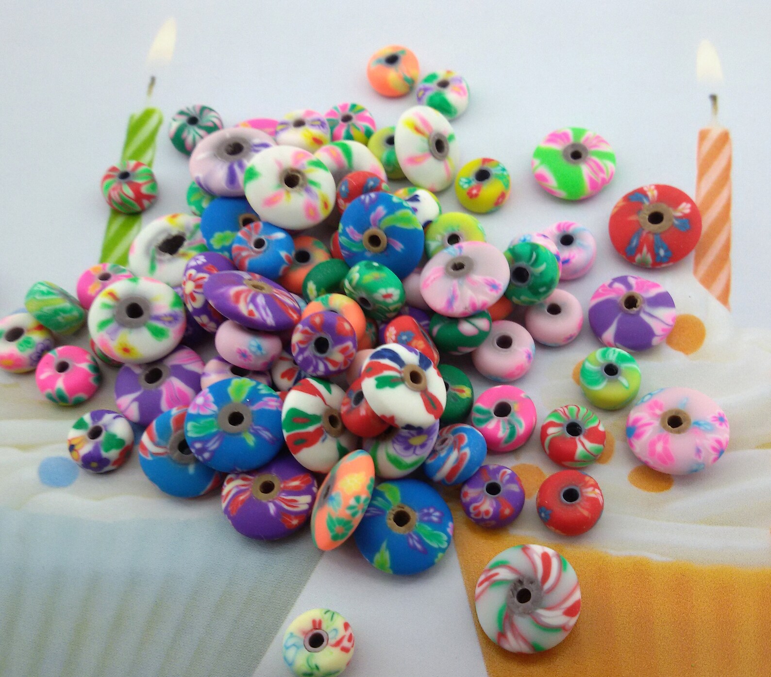 One Colorful R Bead Rainbow Color Beads,rubber Beads Color Mix,colorful Bead for Kids ...