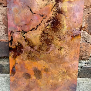 patina copper sheet for jewelry,Rustic Copper Crafting Material,Metal Art Supplies,soft copper tile for jewelry,copper backsplash decor