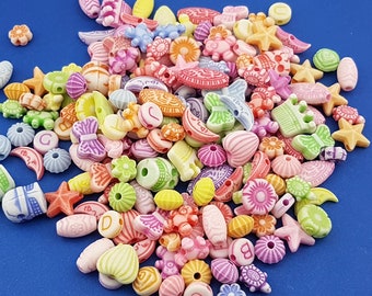colorful acrylic beads mix,kids bracelet beads,acrylic beads pastel color mix,colorful  bead mix,colorful funny kids beads,mix acrylic bead