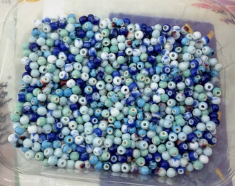 blue ceramic beads,bulk price small ceramic bead,shades of blue porcelain bead,light blue color ceramic glazed bead,dark blue porcelain bead