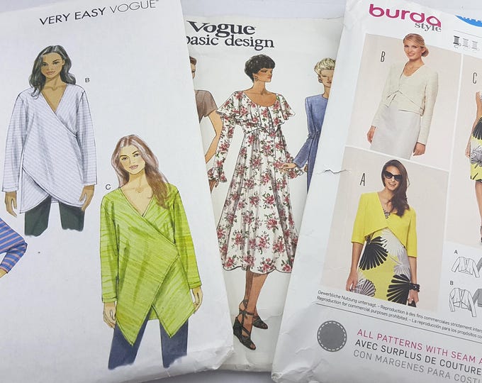 Vintage Sewing Pattern,full Scale Pattern Pieces,easy Sewing Pattern on ...