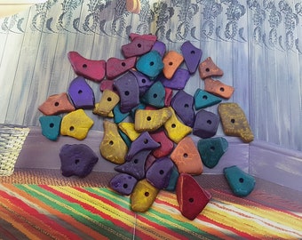 bunte unregelmäßige Kokosnuss Holzperlen,natürliche Kokosnussschale Scheibe Perle,tribal style Schmuckperlen,natürliche erdige bunte natürliche Holzspäne Perlen