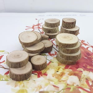 Natürliche Rinde Holzscheit mit Rinde,unvollendete runde Holzscheibe,Baumscheit mit Rinde,rustikale Rohling Scheibe,dekorative Holzkreise