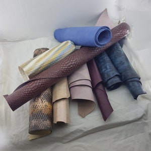 color mix leather cuts,leather pieces by kilo,large leather pieces,italian leather scraps,colorful leather pieces,leather craft scraps