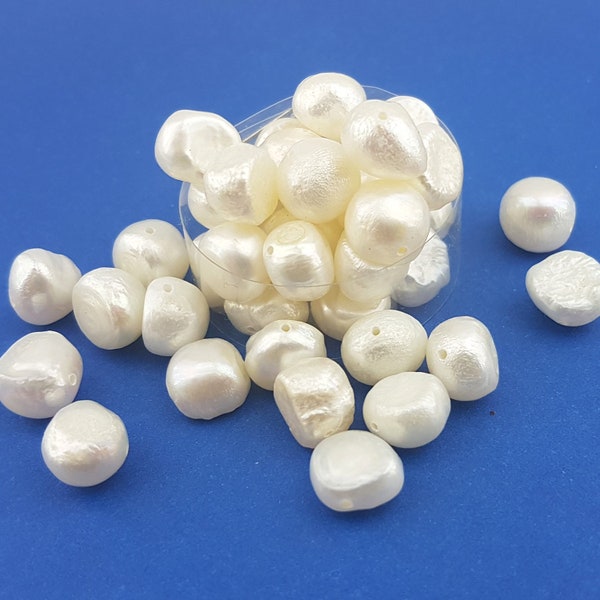 white pearl beads,round Pearls,white culture pearls,natural pearl beads,potato shape pearl beads,round white pearl beads,freshwater pearls