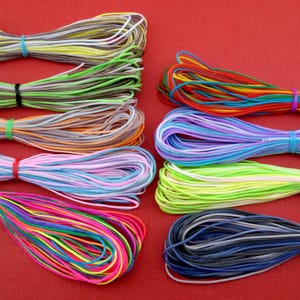nylon cord multicolored thread,0.8 mm colorful cord,macrame cord,multicolored nylon string,bracelet cord,beading cord,rainbow colors thread