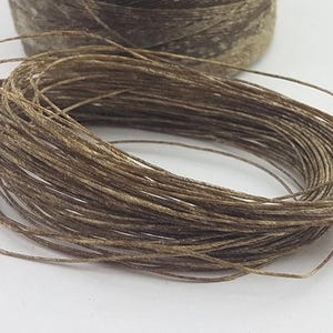 Waxed Linen Strong Thread for Bag Canvas Shoe Boot,40m/131 Ft,natural ...