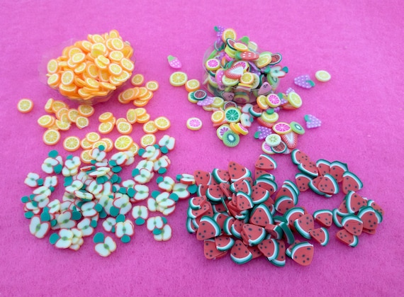Mini Fruit Slices,nail Art Decor,resin Fillers,slime Decor Pieces
