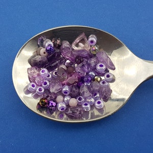 purple  small glass beads,purple glass and gems beads mix Beads,violet color spacers beads,beads assortment,purple small beads,assorted  mix