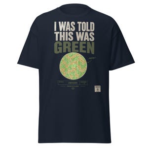 They Told Me This Was Green | Hidden Message Colorblind Shirt | Optical Illusion Graphic Tee | Unisex Gift