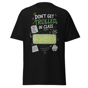 T-Shirt für Farbenblinde | Scherz-T-Shirt mit versteckter GOATED-Botschaft