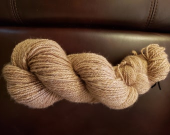 Dark Grey 179g Handspun Herdwick Yarn British Handspun Yarn 2 Ply Bulky Chunky Weight