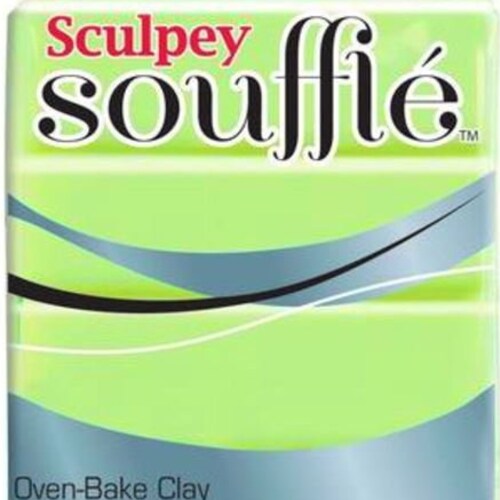 Sculpey Soufflé Polymer Clay – French Pink, 48g – Weiche Modelliermasse Mit Mattem Finish, Backofenhärtend