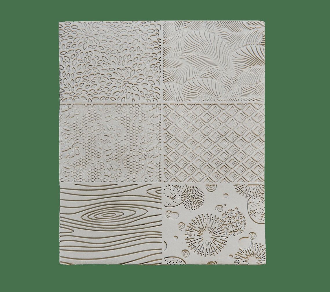 Sculpey Texture Sheet Nature Polymer Clay Earrings Tools Etsy