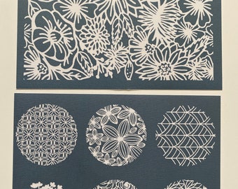 Sculpey Floral Silk Screen - Polymer Clay Tools / Fondant