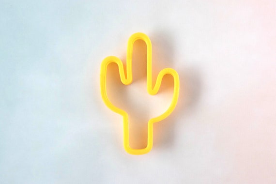 7.5cm Cactus Large 3D Cookie Cutter - Baking / Polymer Clay